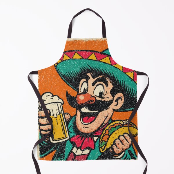 Item preview, Vintage Mexican Man Illustration designed and sold by shafranietz.