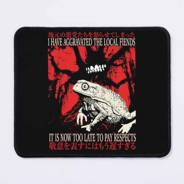Item preview, I Have Aggravated The Local Fiends Frog designed and sold by VintageMedatsu.