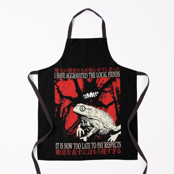 Item preview, I Have Aggravated The Local Fiends Frog designed and sold by VintageMedatsu.