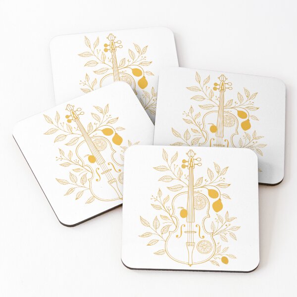 Item preview, Minimalist Lemon Cello Line Art – Elegant Yellow Music Design designed and sold by VividOrganica.