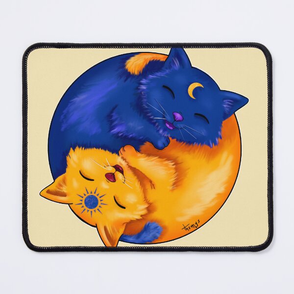 Item preview, Yin Yang Cat Clair designed and sold by Themys24.
