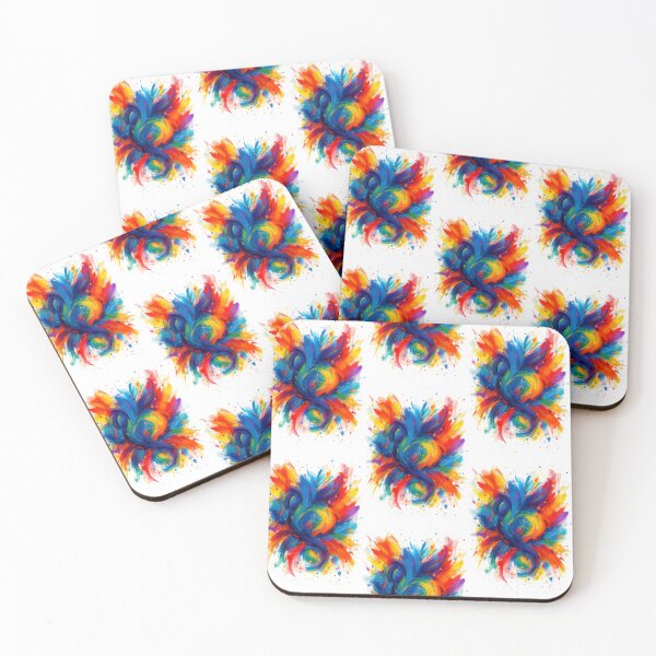 Item preview, Colorful Abstract Ink Splash designed and sold by edimoraes.