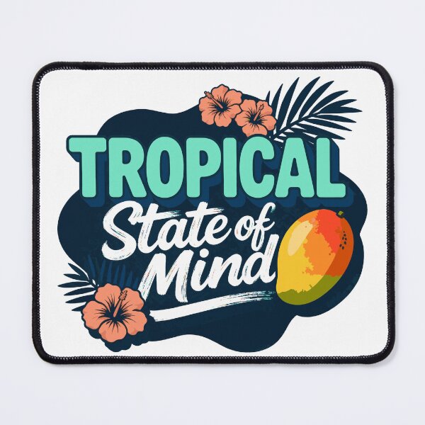 Item preview, Tropical State of Mind Mango Vibes designed and sold by AS Vectorhaus.