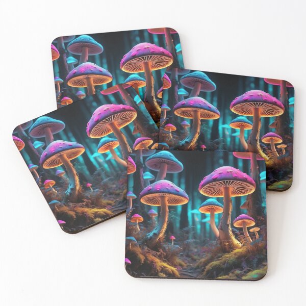 Item preview, Cosmic Psychedelic Mushroom Forest – Trippy Galaxy T-Shirt designed and sold by EverydayFind.