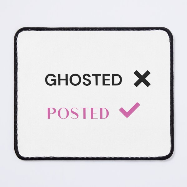 Item preview, Ghosted Posted | Funny Gen Z Quote Aesthetic Text Design Essential T-Shirt designed and sold by VibeCheckArt.
