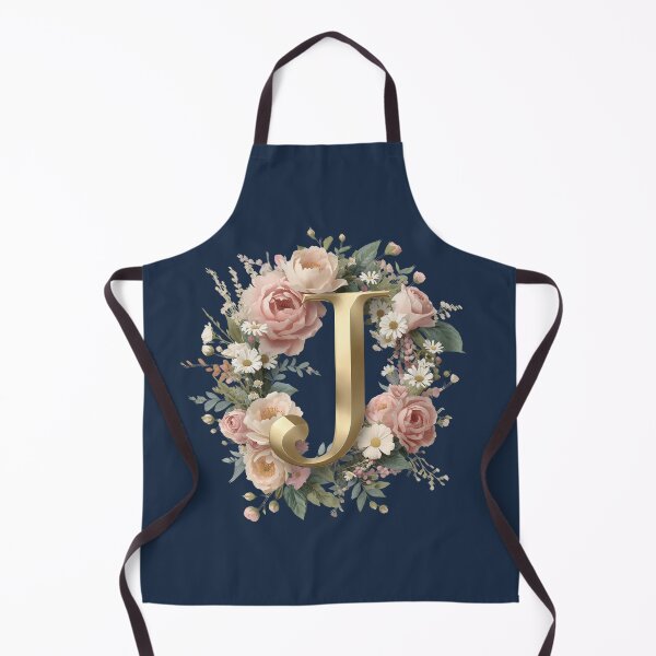 Item preview, Floral Monogram Letter J Wall Art – Elegant Gold Initial J with Roses & Peonies | Personalized Wedding Gift, Nursery Decor, Feminine Botanical Initial J Print designed and sold by AmenAlways.