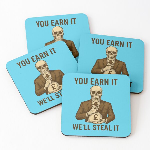 Item preview, You Earn It We'll Steal It Tee Shirt Design designed and sold by ArtComixHaven.