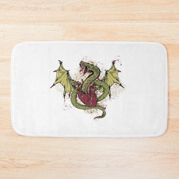 Item preview, Hearth in the Dragon – Epic Fantasy Dragon Fire Illustration Tee designed and sold by tredinium.