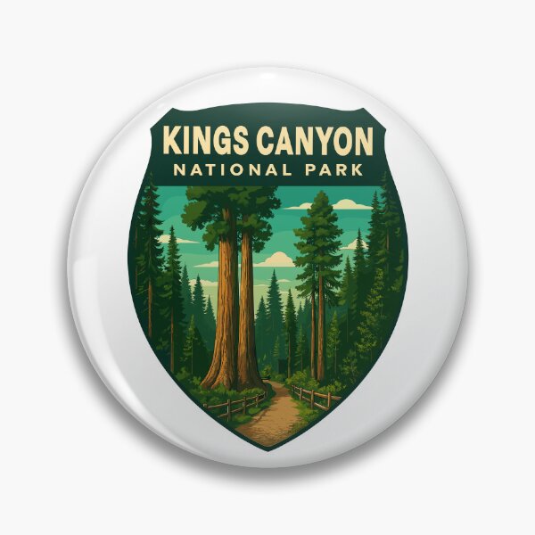 Item preview, Kings Canyon National Park Retro Sticker designed and sold by Ismeal Von.