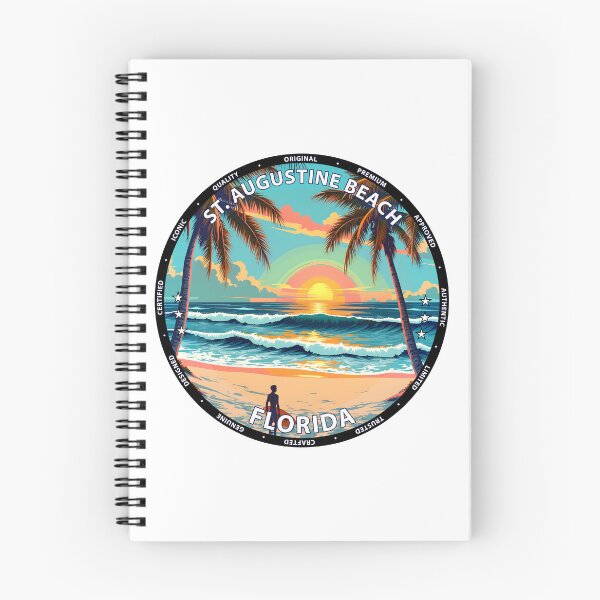 Item preview, St. Augustine Beach – Florida USA - Surf lifestyle historic coastal waves designed and sold by inkNext.