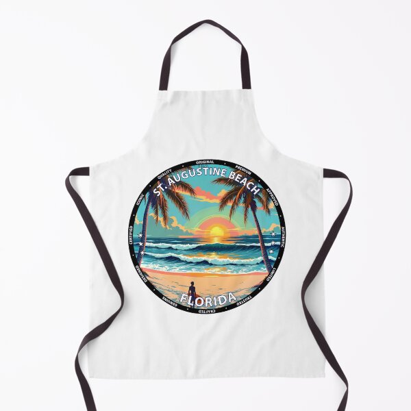 Item preview, St. Augustine Beach – Florida USA - Surf lifestyle historic coastal waves designed and sold by inkNext.
