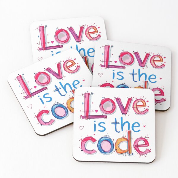 Item preview, Love Is The Code designed and sold by JusRight TT.