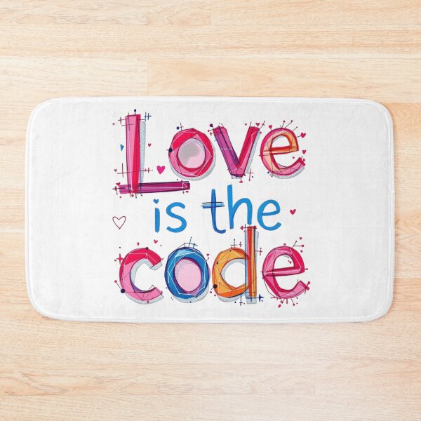 Item preview, Love Is The Code designed and sold by JusRight TT.