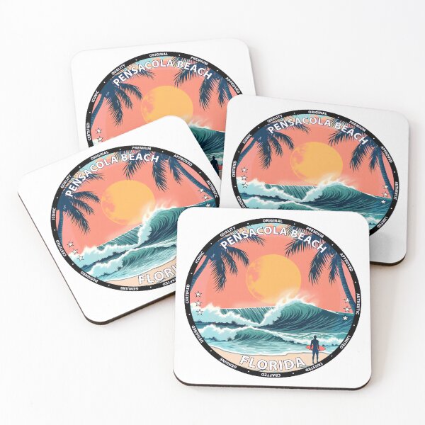 Item preview, Pensacola Beach – Florida USA - Surf lifestyle Gulf Coast waves designed and sold by inkNext.