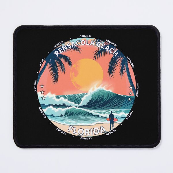Item preview, Pensacola Beach – Florida USA - Surf lifestyle Gulf Coast waves designed and sold by inkNext.