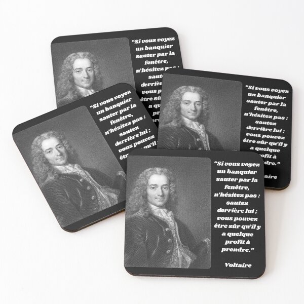 Item preview, Voltaire Quote designed and sold by julieBarmens.