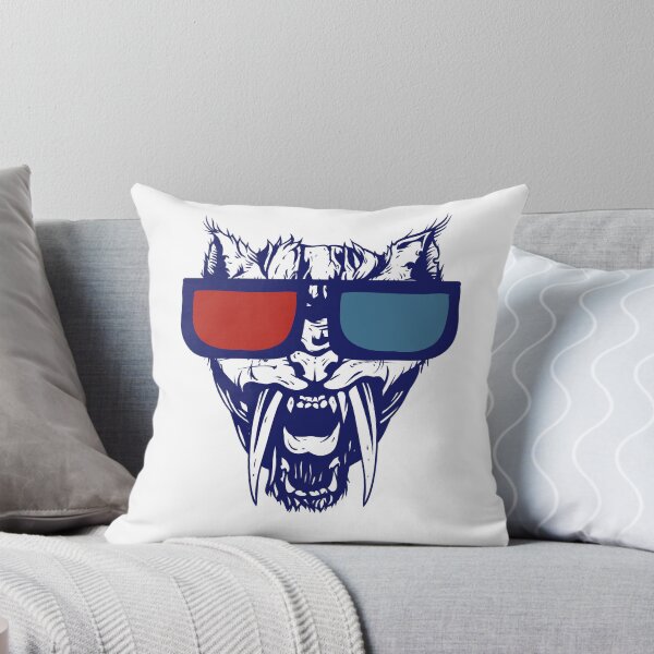 Item preview, Sabertooth with 3D Glasses – Retro Movie Predator Tee designed and sold by tredinium.