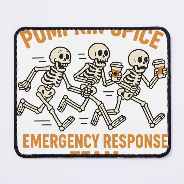 Item preview, Pumpkin Spice Emergency Response Team designed and sold by QuestandQuirk.