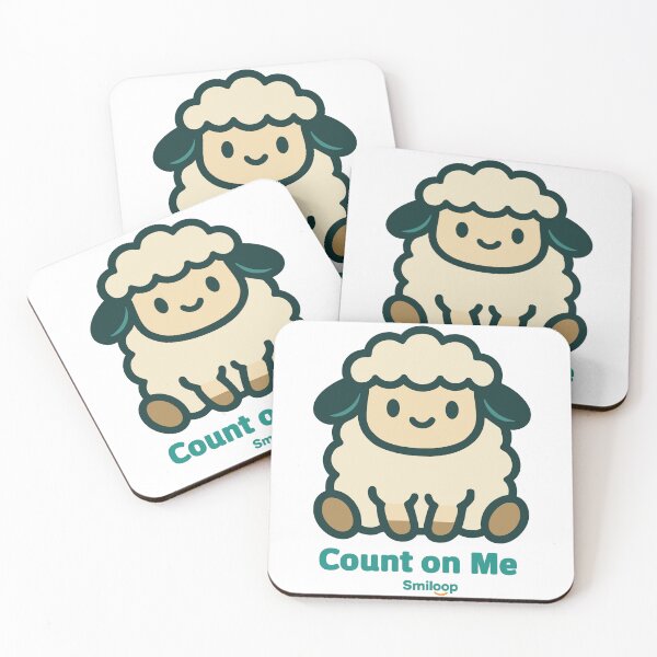 Item preview, Count on Me – Cute Fluffy Sheep Illustration | Smiloop Design designed and sold by Smiloop Kivivi.