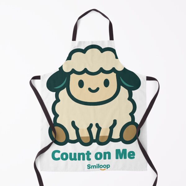 Item preview, Count on Me – Cute Fluffy Sheep Illustration | Smiloop Design designed and sold by Smiloop Kivivi.