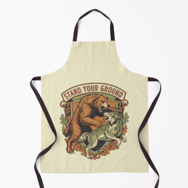 Item preview, Stand Your Ground Bear Wolf designed and sold by EdvvinStudios.