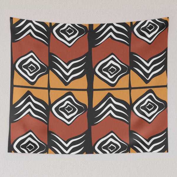 Item preview, Bogolan patterns designed and sold by Wolagno.