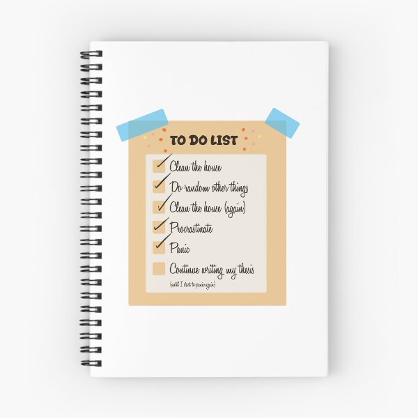 Item preview, To Do list as a PhD student  designed and sold by MiainaShop.