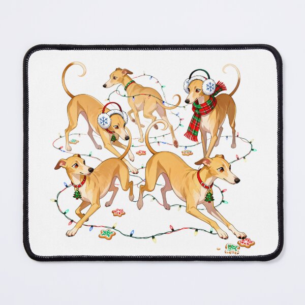 Item preview, Italian Greyhound Merry Christmas designed and sold by forget45studio.