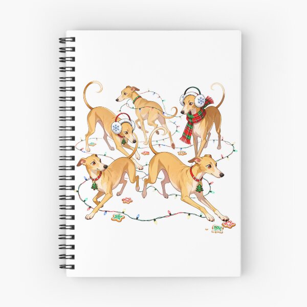 Item preview, Italian Greyhound Merry Christmas designed and sold by forget45studio.
