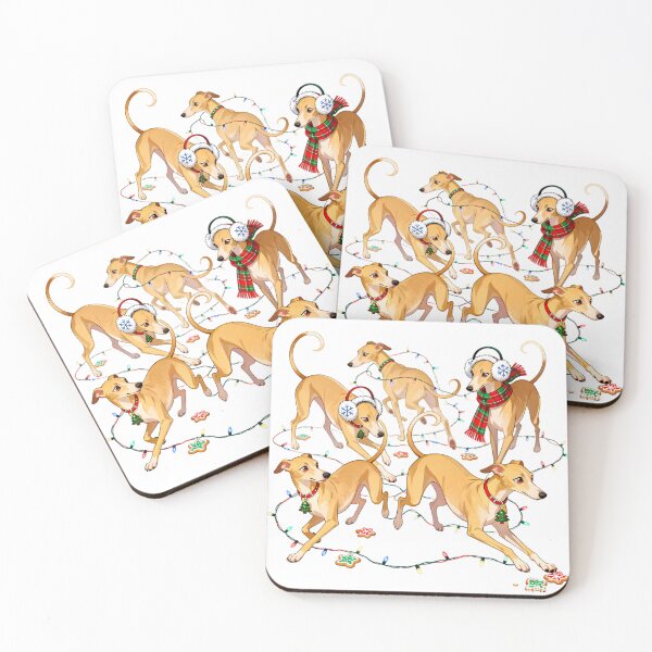 Item preview, Italian Greyhound Merry Christmas designed and sold by forget45studio.