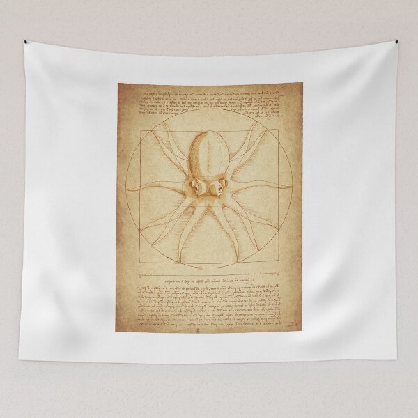 Item preview, Vitruvian Octopus designed and sold by SuperOctopus.