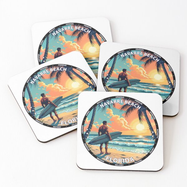 Item preview, Navarre Beach – Florida USA - Surf lifestyle pristine Gulf waves designed and sold by inkNext.