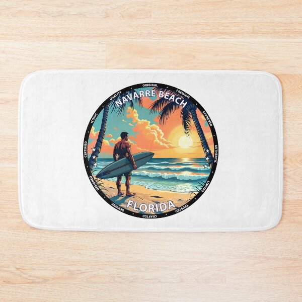 Item preview, Navarre Beach – Florida USA - Surf lifestyle pristine Gulf waves designed and sold by inkNext.