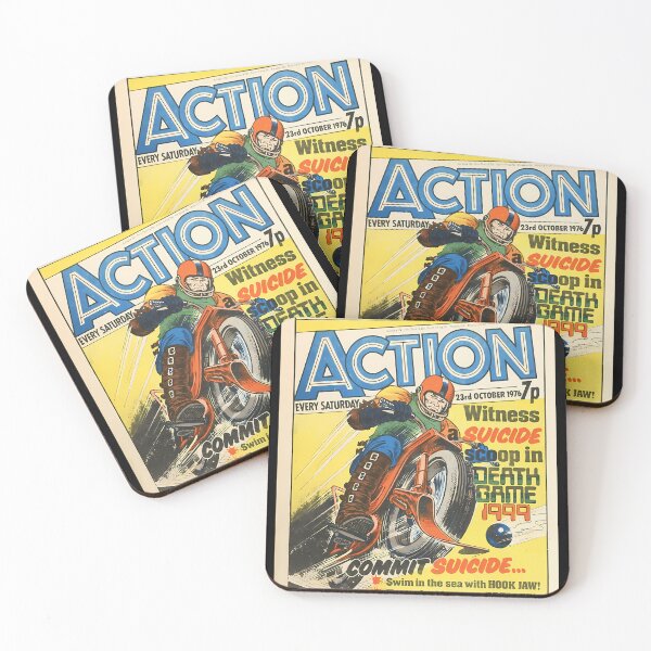 Item preview,  Action Uk Comic Front Cover - 23Rd October 1976 designed and sold by DAMIENCACERES.