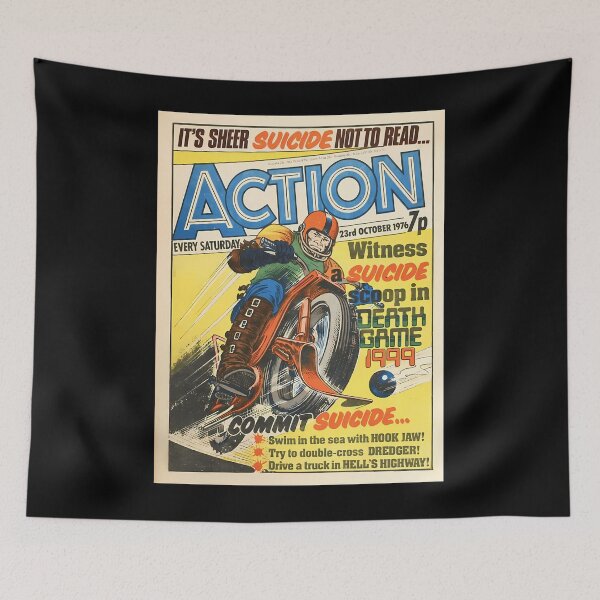 Item preview,  Action Uk Comic Front Cover - 23Rd October 1976 designed and sold by DAMIENCACERES.