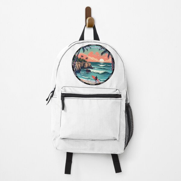 Item preview, South Beach – Florida USA - Surf lifestyle vibrant city waves designed and sold by inkNext.