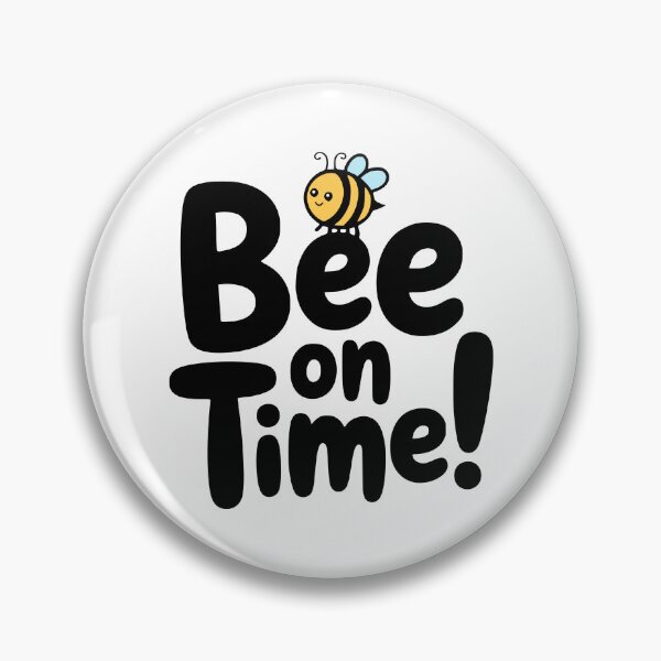 Item preview, Bee On Time! Cute Bee Pun designed and sold by PMCreative.
