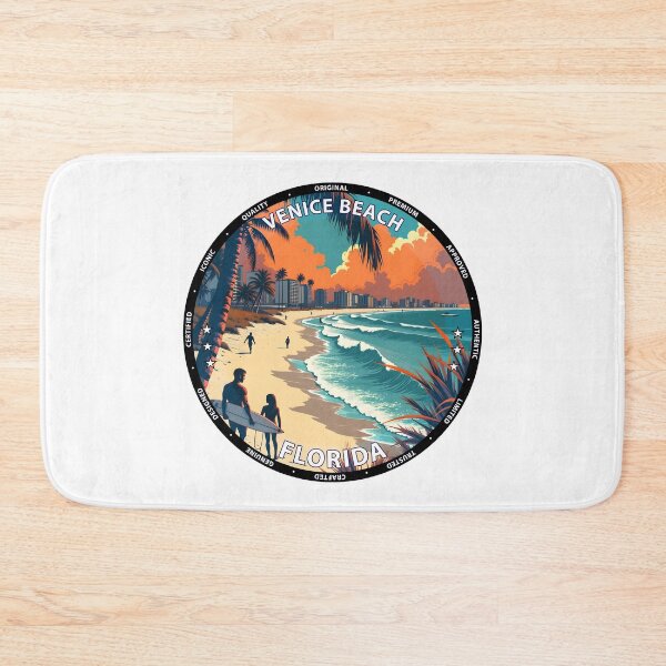 Item preview, Venice Beach – Florida USA - Surf lifestyle classic Gulf waves designed and sold by inkNext.