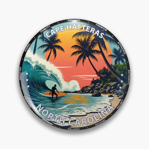 Item preview, Cape Hatteras – North Carolina USA - Surf lifestyle barrier island waves designed and sold by inkNext.