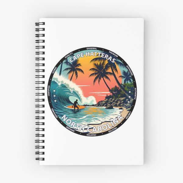 Item preview, Cape Hatteras – North Carolina USA - Surf lifestyle barrier island waves designed and sold by inkNext.