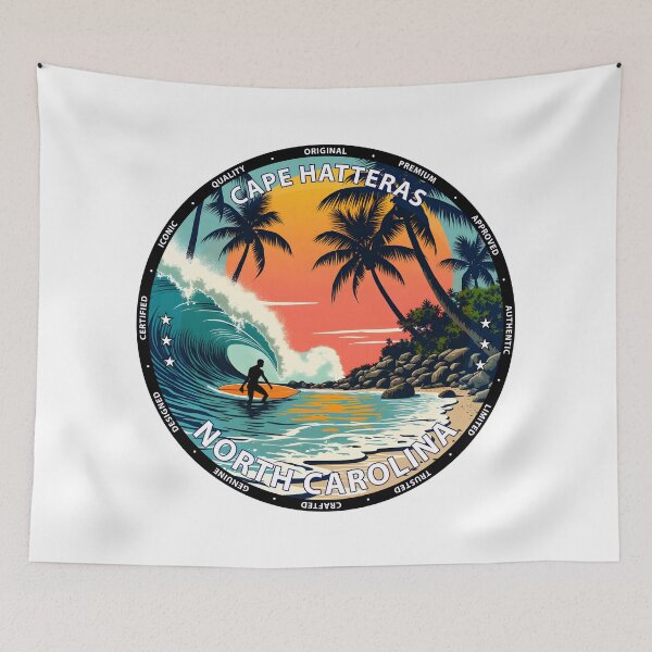 Item preview, Cape Hatteras – North Carolina USA - Surf lifestyle barrier island waves designed and sold by inkNext.