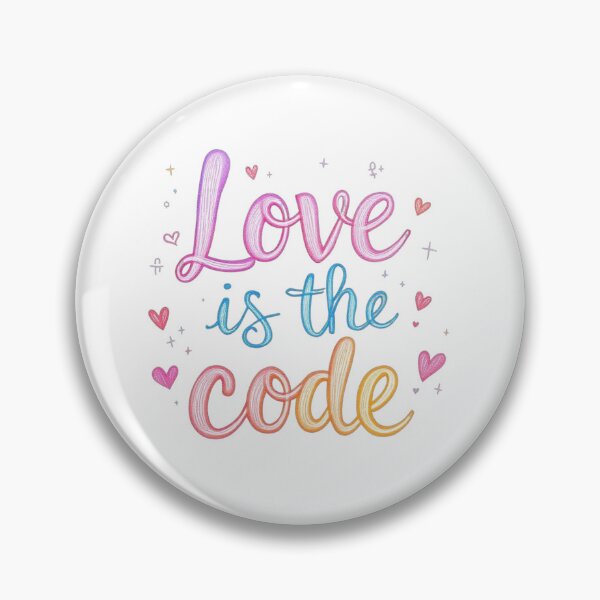Item preview, Love Is The Code designed and sold by JusRight TT.
