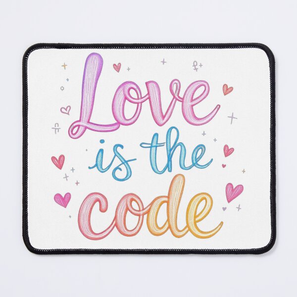 Item preview, Love Is The Code designed and sold by JusRight TT.