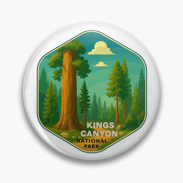 Item preview, Kings Canyon National Park Retro Sticker designed and sold by Ismeal Von.