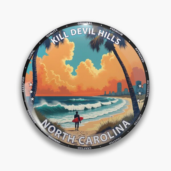 Item preview, Kill Devil Hills – North Carolina USA - Surf lifestyle classic  waves designed and sold by inkNext.