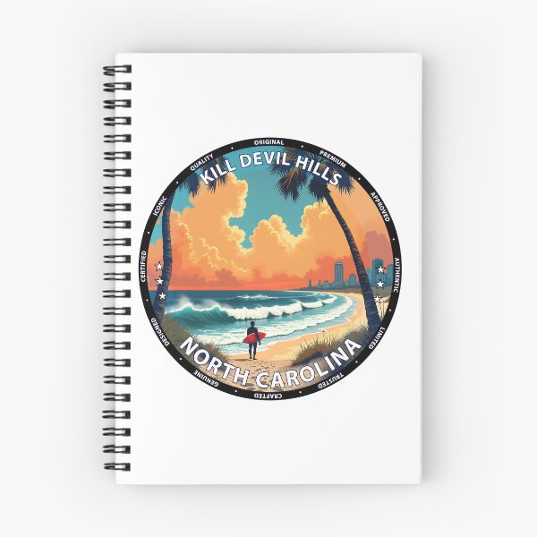 Item preview, Kill Devil Hills – North Carolina USA - Surf lifestyle classic  waves designed and sold by inkNext.