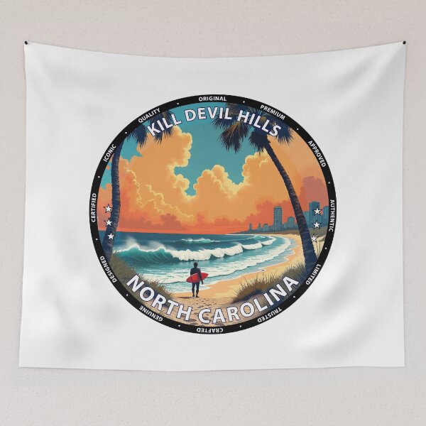 Item preview, Kill Devil Hills – North Carolina USA - Surf lifestyle classic  waves designed and sold by inkNext.
