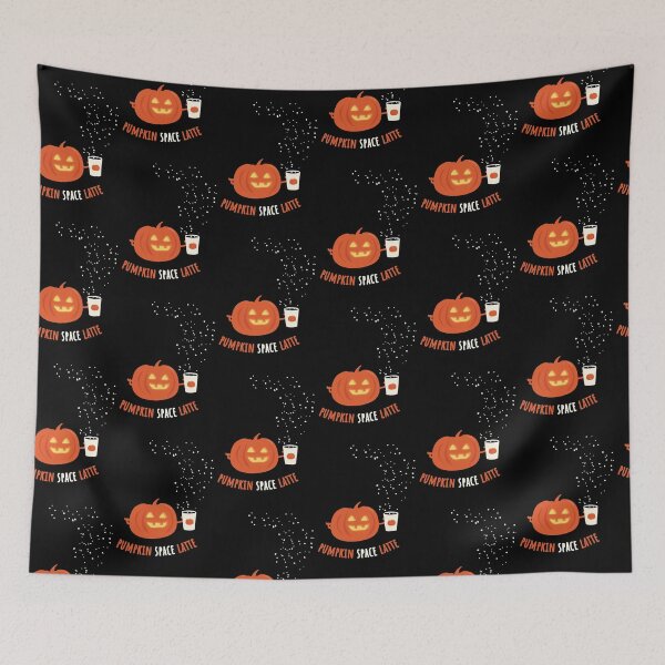 Item preview, Pumpkin Space Latte, Pumpkin Having a Pumpkin Spice Latte designed and sold by Markadesign.