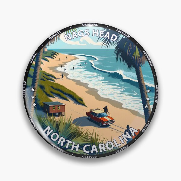 Item preview, Nags Head – North Carolina USA - Surf lifestyle sandy point break waves designed and sold by inkNext.