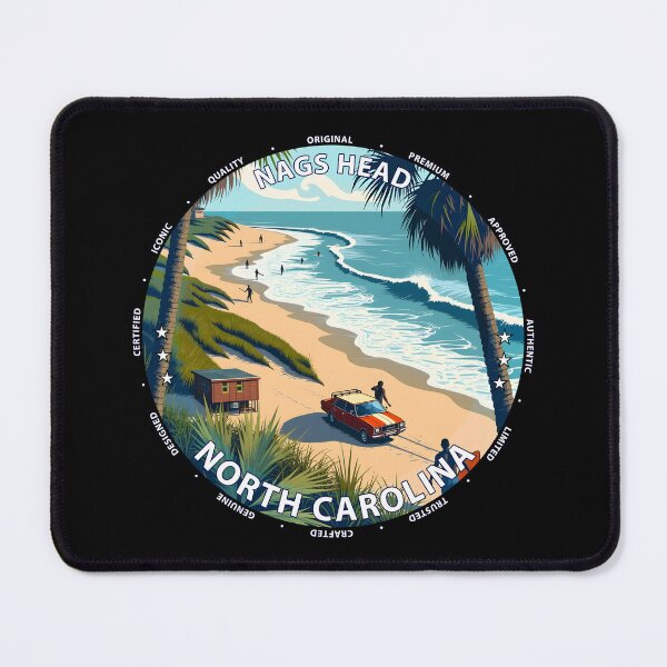 Item preview, Nags Head – North Carolina USA - Surf lifestyle sandy point break waves designed and sold by inkNext.